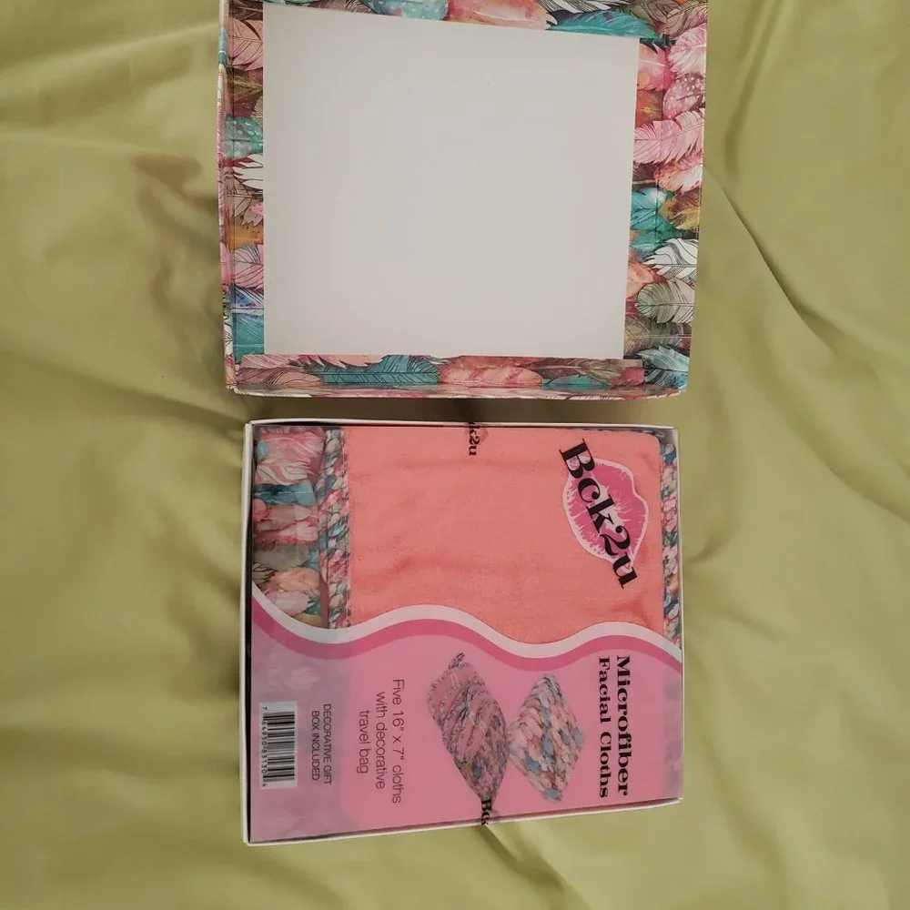 Microfiber makeup removal cloths